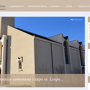 Nova web stranica Obnovljena web stranica samostana i župe sv. Leopolda B. Mandića u Zagrebu